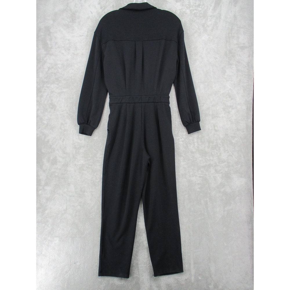 Bailey 44 Jumpsuit Womens Anthropologie Soft Knit Athleisure Straight Leg Black - Picture 2 of 12